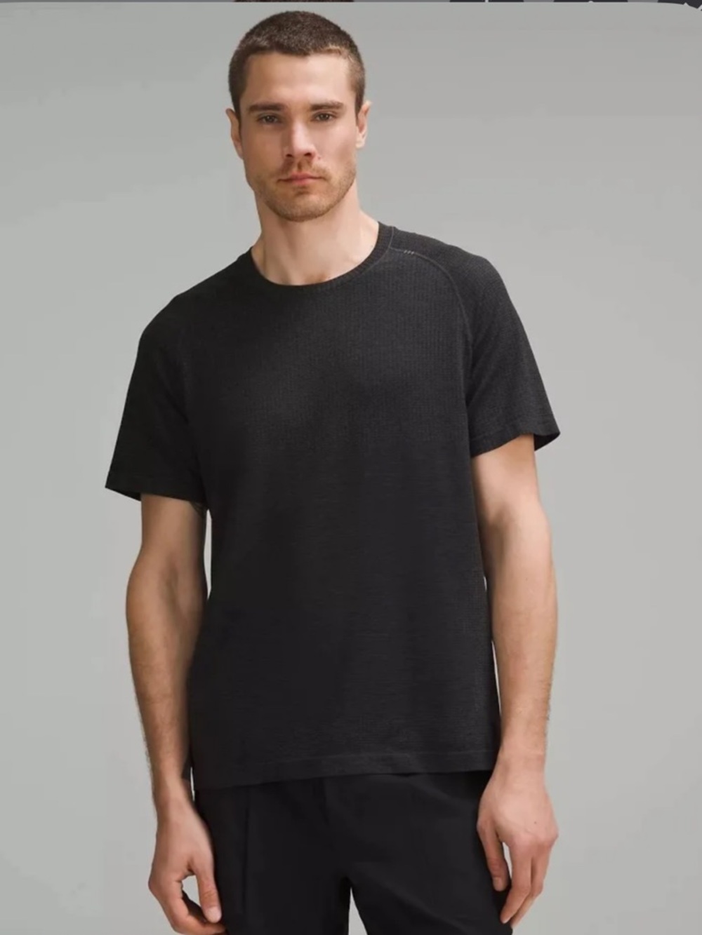 lululemon athletica Dark Grey Metal Vent Tech T shirt
